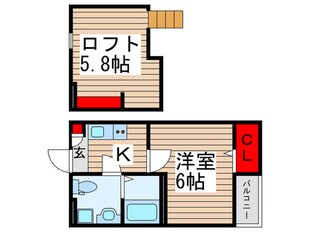 ビオ新松戸の物件間取画像